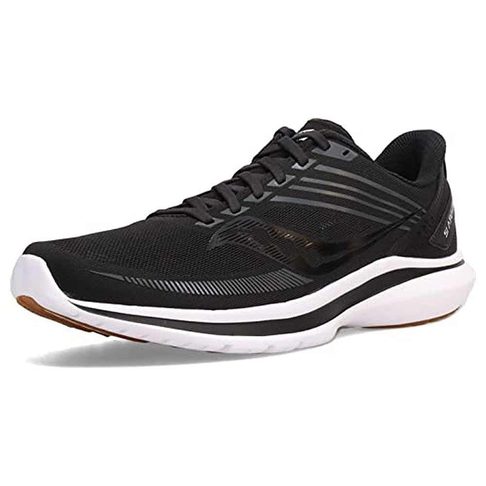 Saucony Kinvara 12 Running Shoe - Men's Black/Gum Shoe Deals Outlet