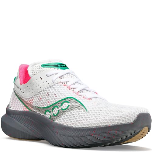 Saucony Kinvara 14 - Women's White/Gravel Shoe Deals Outlet