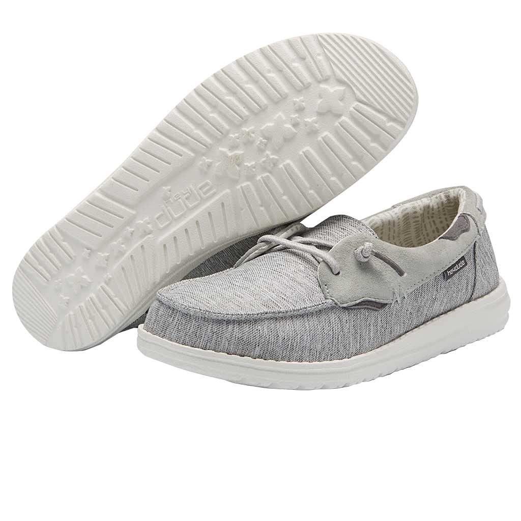 Hey Dude Laila - Women's Ice Grey Shoe Deals Outlet