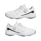 adidas Lightstrike Boa Golf - Men's Footwear White/Core Black/Silver Metallic Shoe Deals Outlet