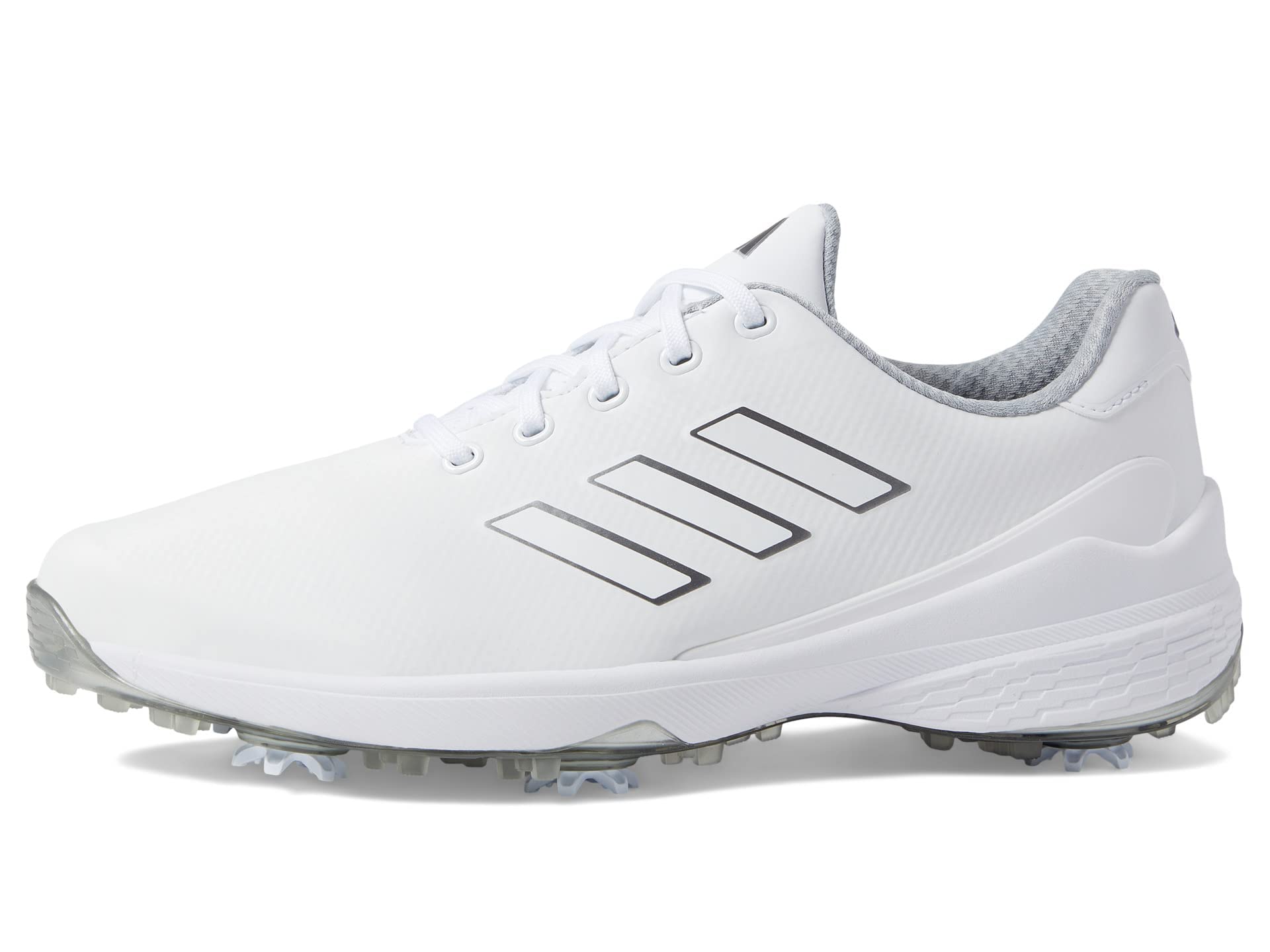 adidas Lightstrike Boa Golf - Men's White/Silver Shoe Deals Outlet