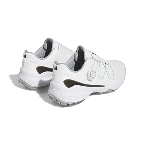adidas Lightstrike Boa Golf - Men's Footwear White/Core Black/Silver Metallic Shoe Deals Outlet