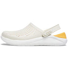Crocs LiteRide Clog - Unisex Stucco/Orange Sorbet Shoe Deals Outlet