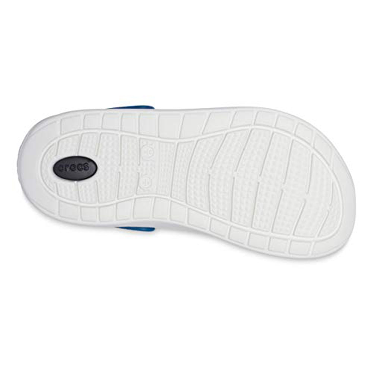 Crocs LiteRide Clog - Unisex Vivid Blue Almost White Shoe Deals Outlet