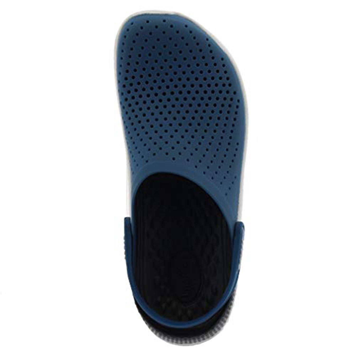 Crocs LiteRide Clog - Unisex Vivid Blue Almost White Shoe Deals Outlet
