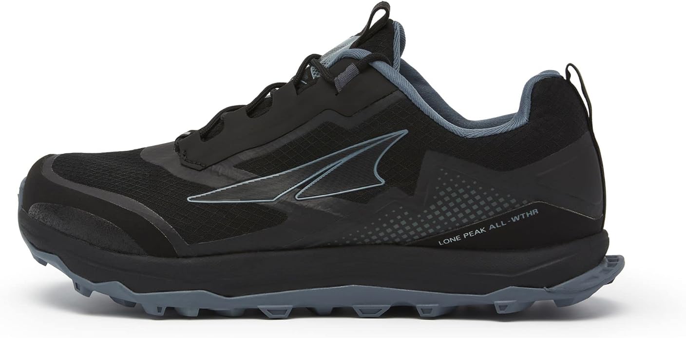 Altra Lone Peak All - Weather Low - Women's Black/Blue Shoe Deals Outlet