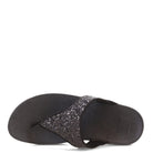 FitFlop Lulu Toe - Thong Sandal - Women's Black Glitter Shoe Deals Outlet