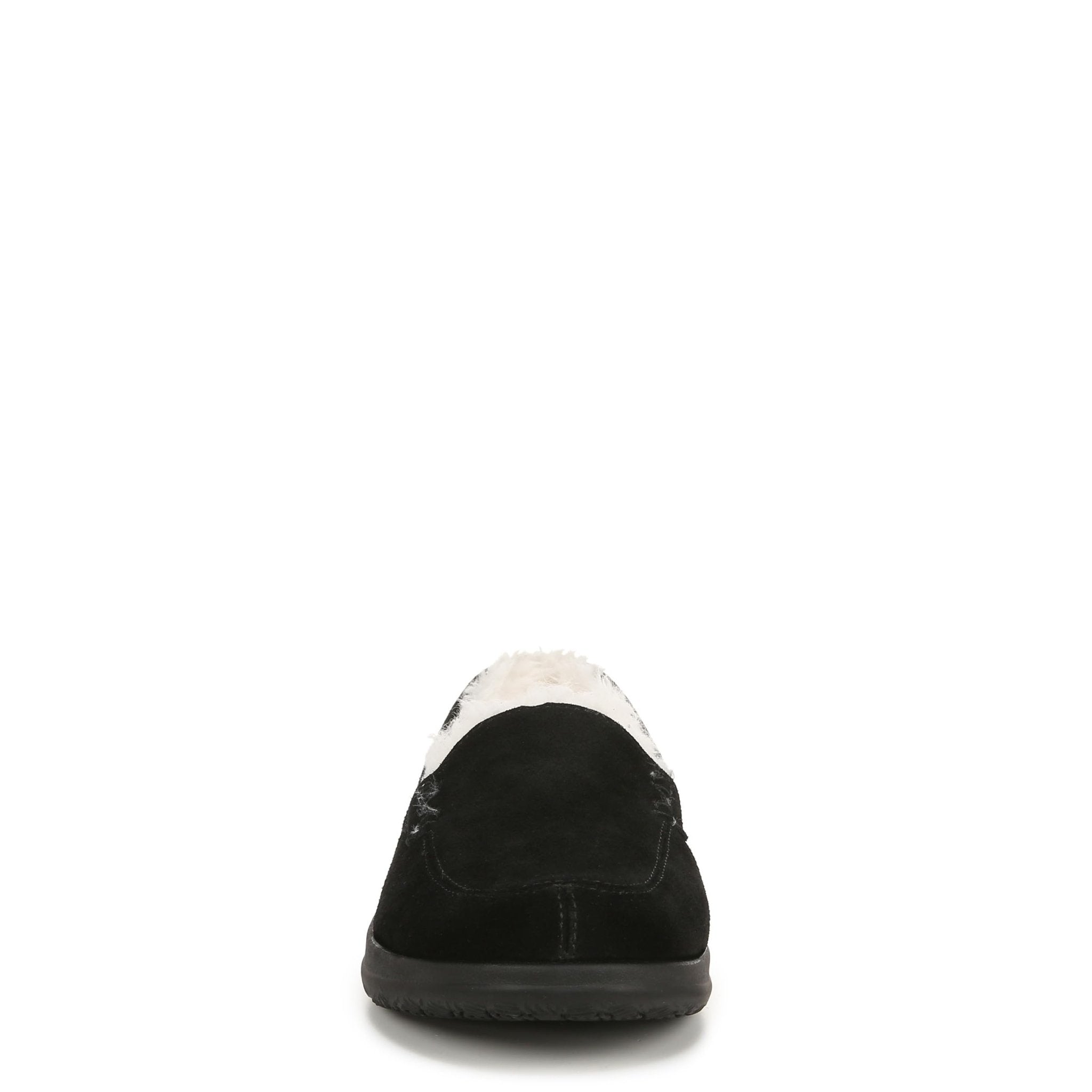 VIONIC Lynez Loafer Slipper - Women's Black Suede Shoe Deals Outlet