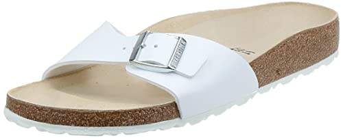 Birkenstock Madrid Birko - Flor - Unisex White Shoe Deals Outlet