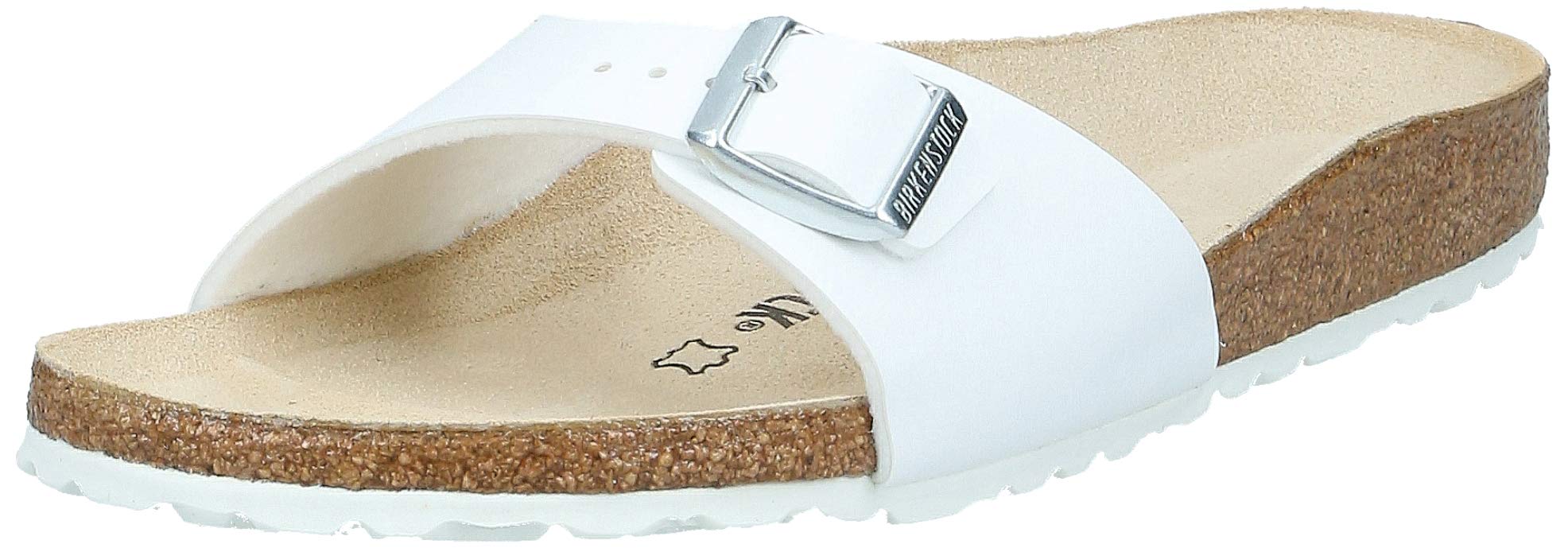 Birkenstock Madrid Birko - Flor - Unisex White Shoe Deals Outlet