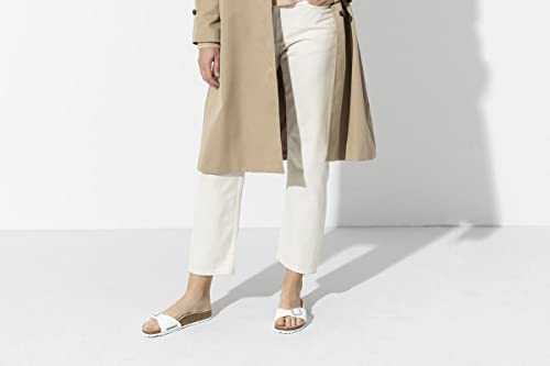 Birkenstock Madrid Birko - Flor - Unisex White Shoe Deals Outlet