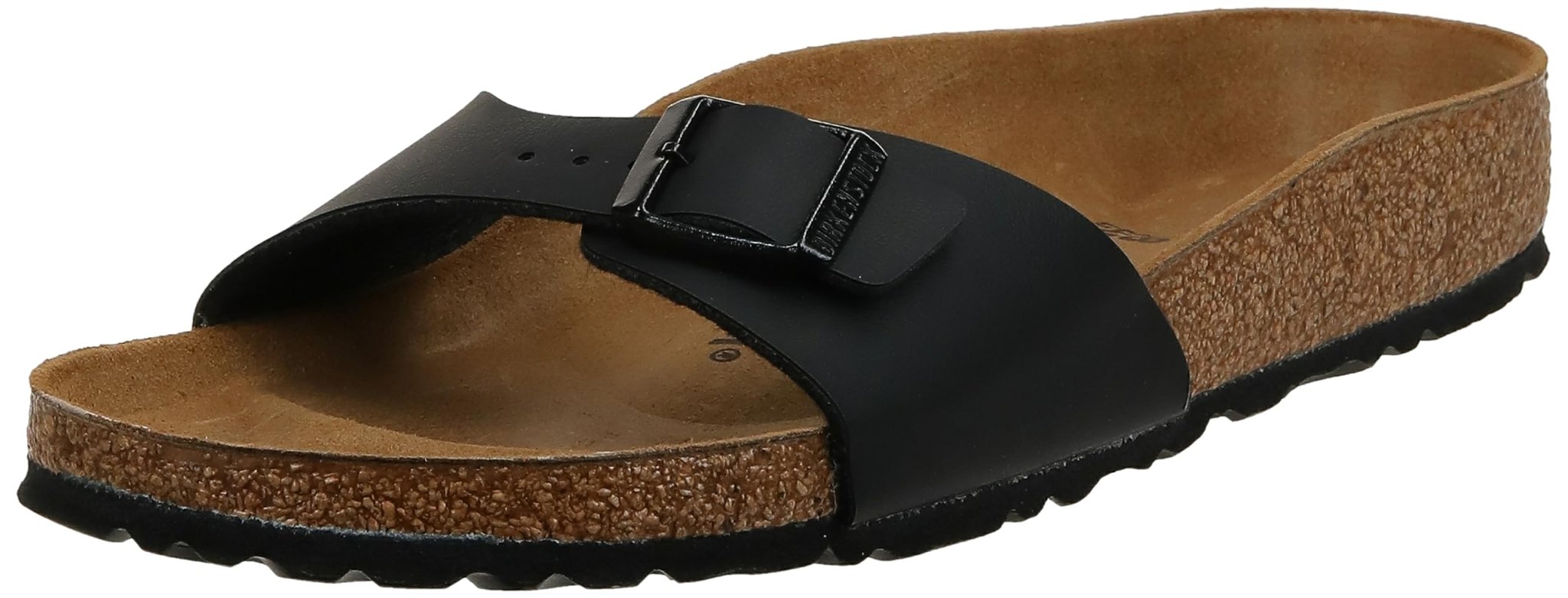 Birkenstock Madrid Birko - Flor - Unisex Black Shoe Deals Outlet