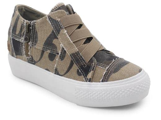 Blowfish Malibu Mamba - Women's Grey Camoflage Canvas Shoe Deals Outlet