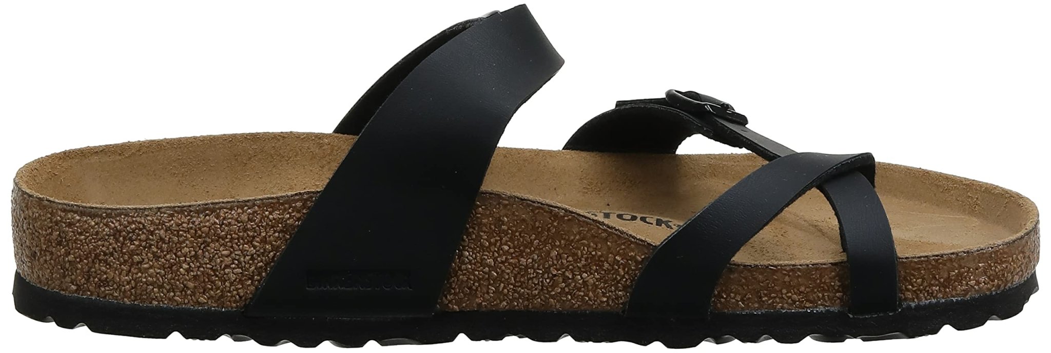 Birkenstock Mayari Birko - Flor - Unisex Black Shoe Deals Outlet