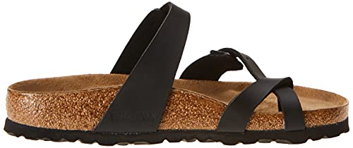 Birkenstock Mayari Birko - Flor - Unisex Black Shoe Deals Outlet