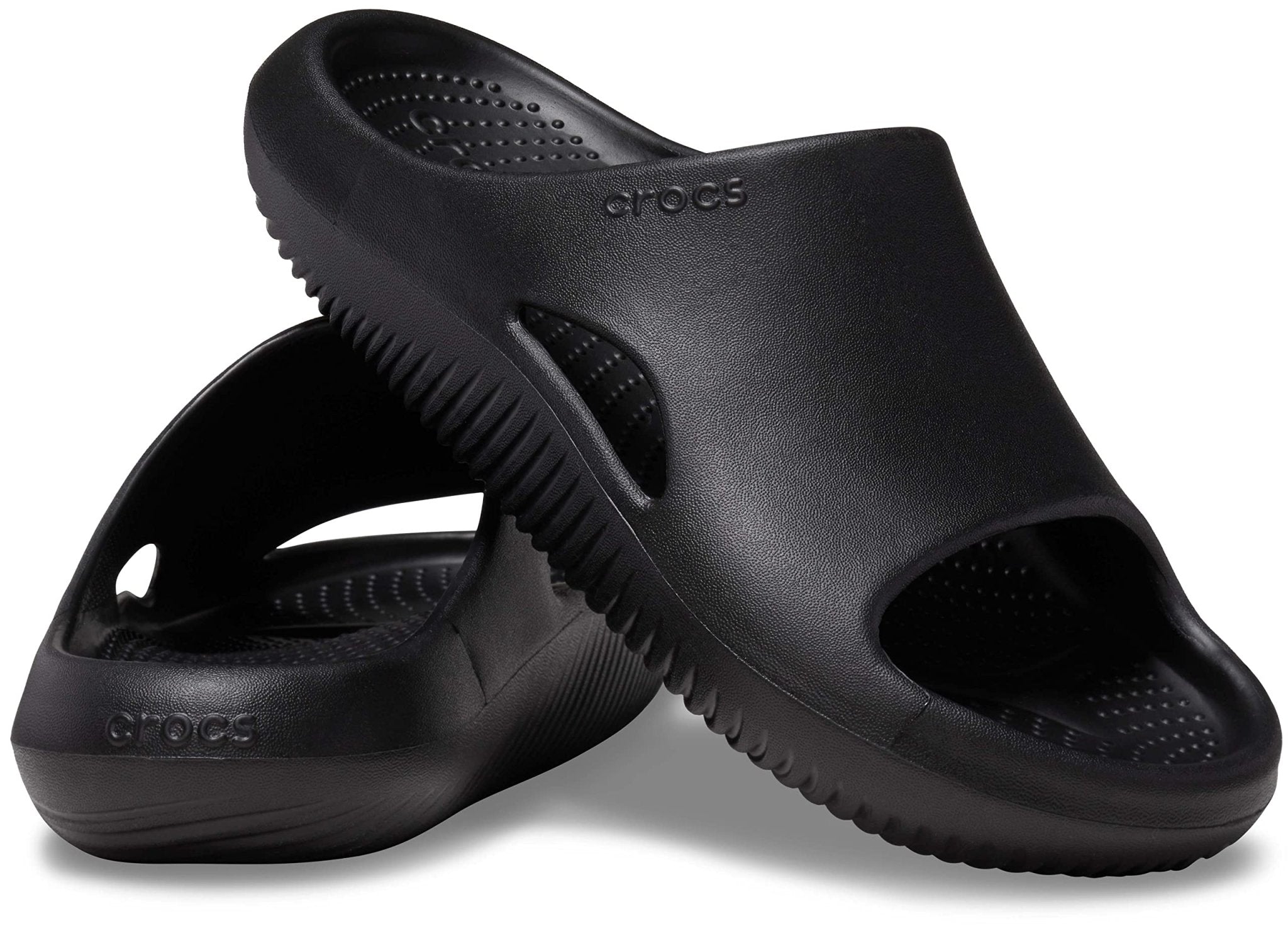 Crocs Mellow Recovery Slide - Unisex Black Shoe Deals Outlet