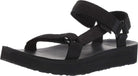 Teva Midform Universal Leather - Women's Black Shoe Deals Outlet