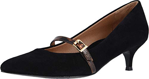 VIONIC Minnie Torteis - Women's Black Suede Tortoise Shoe Deals Outlet