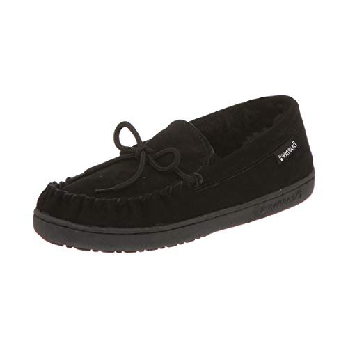 BEARPAW Moc II Slippers - Men's Black Shoe Deals Outlet