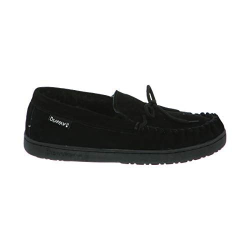 BEARPAW Moc II Slippers - Men's Black Shoe Deals Outlet
