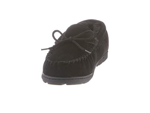BEARPAW Moc II Slippers - Men's Black Shoe Deals Outlet
