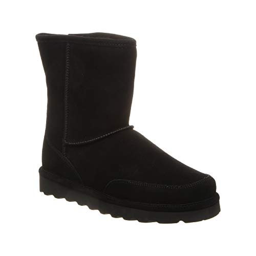BEARPAW Moc II Slippers - Men's Black Multi Knit Shoe Deals Outlet