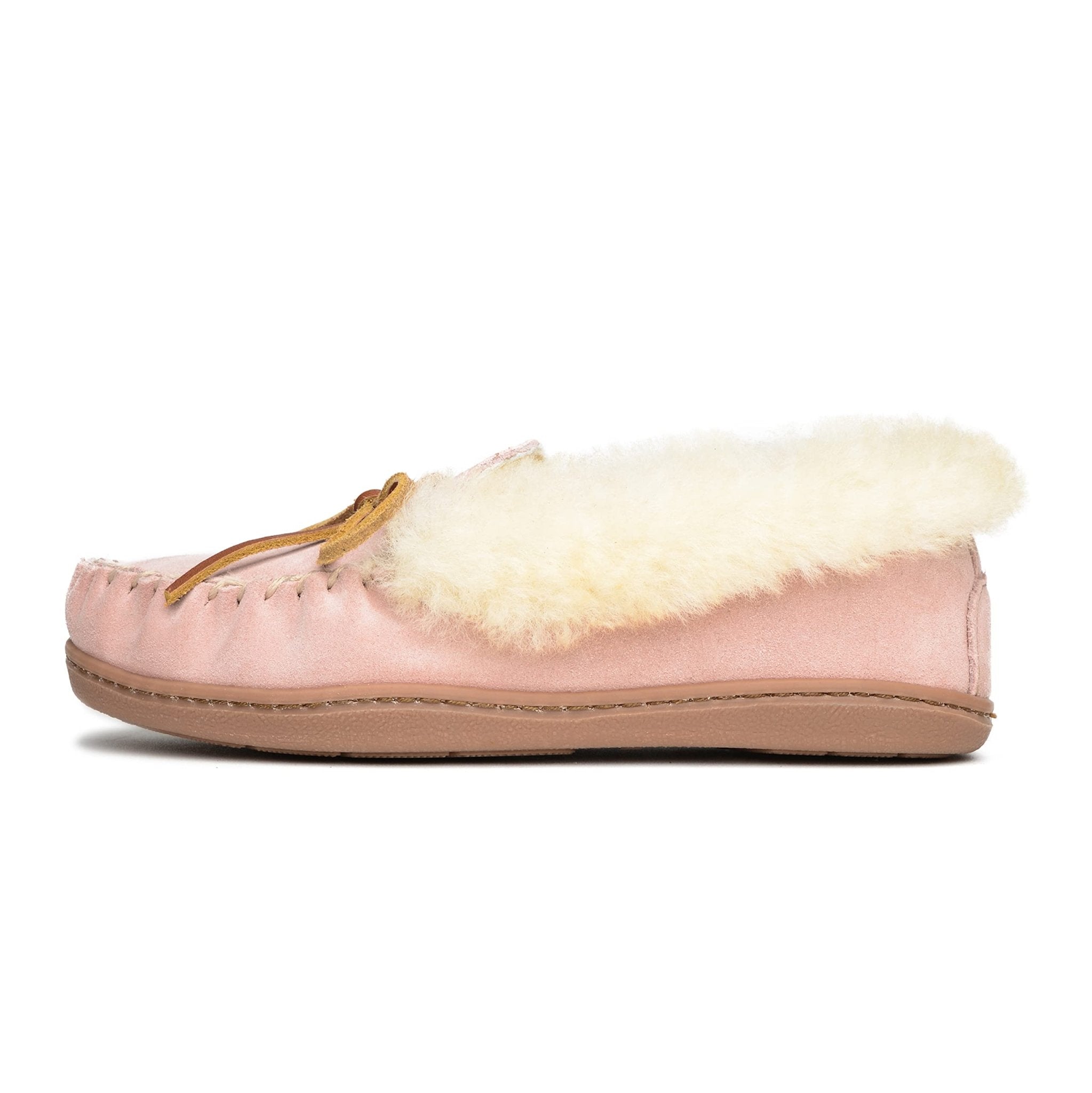 Minnetonka Moccasins Alpine Sheepskin - Women's Pink Blush Shoe Deals Outlet