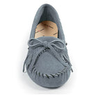 Minnetonka Moccasins Kilty Suede Softsole - Women's Storm Blue Shoe Deals Outlet