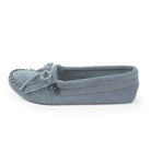 Minnetonka Moccasins Kilty Suede Softsole - Women's Storm Blue Shoe Deals Outlet