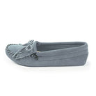Minnetonka Moccasins Kilty Suede Softsole - Women's Storm Blue Shoe Deals Outlet