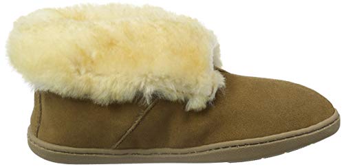 Minnetonka Moccasins Sheepskin Ankle Suede - Women's Golden Tan Shoe Deals Outlet
