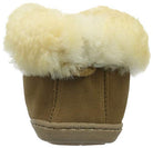 Minnetonka Moccasins Sheepskin Ankle Suede - Women's Golden Tan Shoe Deals Outlet