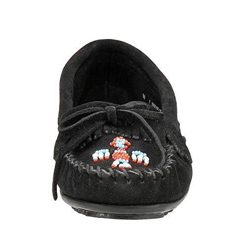 Minnetonka Moccasins Thunderbird ll - Women's Black Shoe Deals Outlet