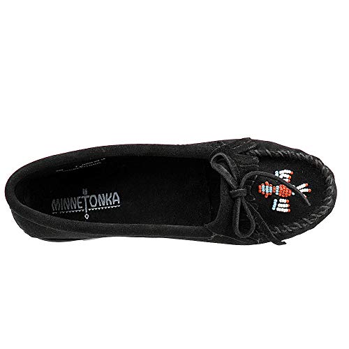 Minnetonka Moccasins Thunderbird ll - Women's Black Shoe Deals Outlet