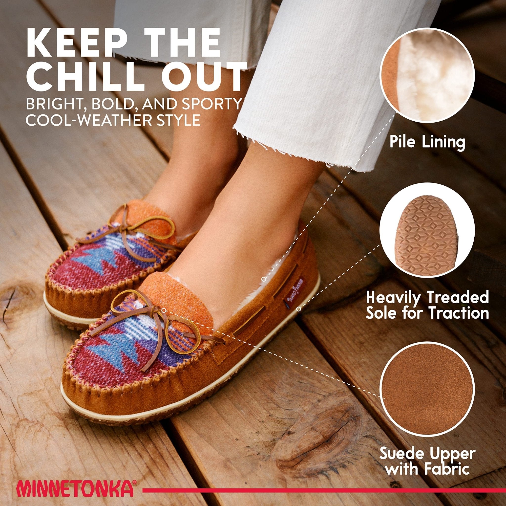 Minnetonka Moccasins Tilia - Women's Cinnamon Shoe Deals Outlet