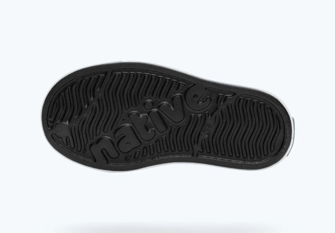 Native Shoes Jefferson Jiffy Black / Shell White 4 — 4894401480006 Shoe Deals Outlet