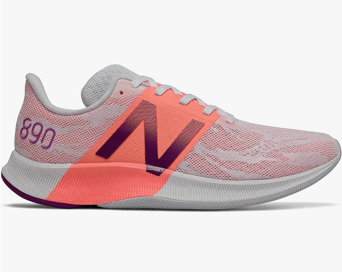 New Balance FuelCell 890 V8 Moon Dust / Ginger Pink / Plum 6 M 194182003987 Shoe Deals Outlet