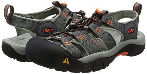 KEEN Newport H2 Sandal - Men's Magnet/Nasturtium Shoe Deals Outlet