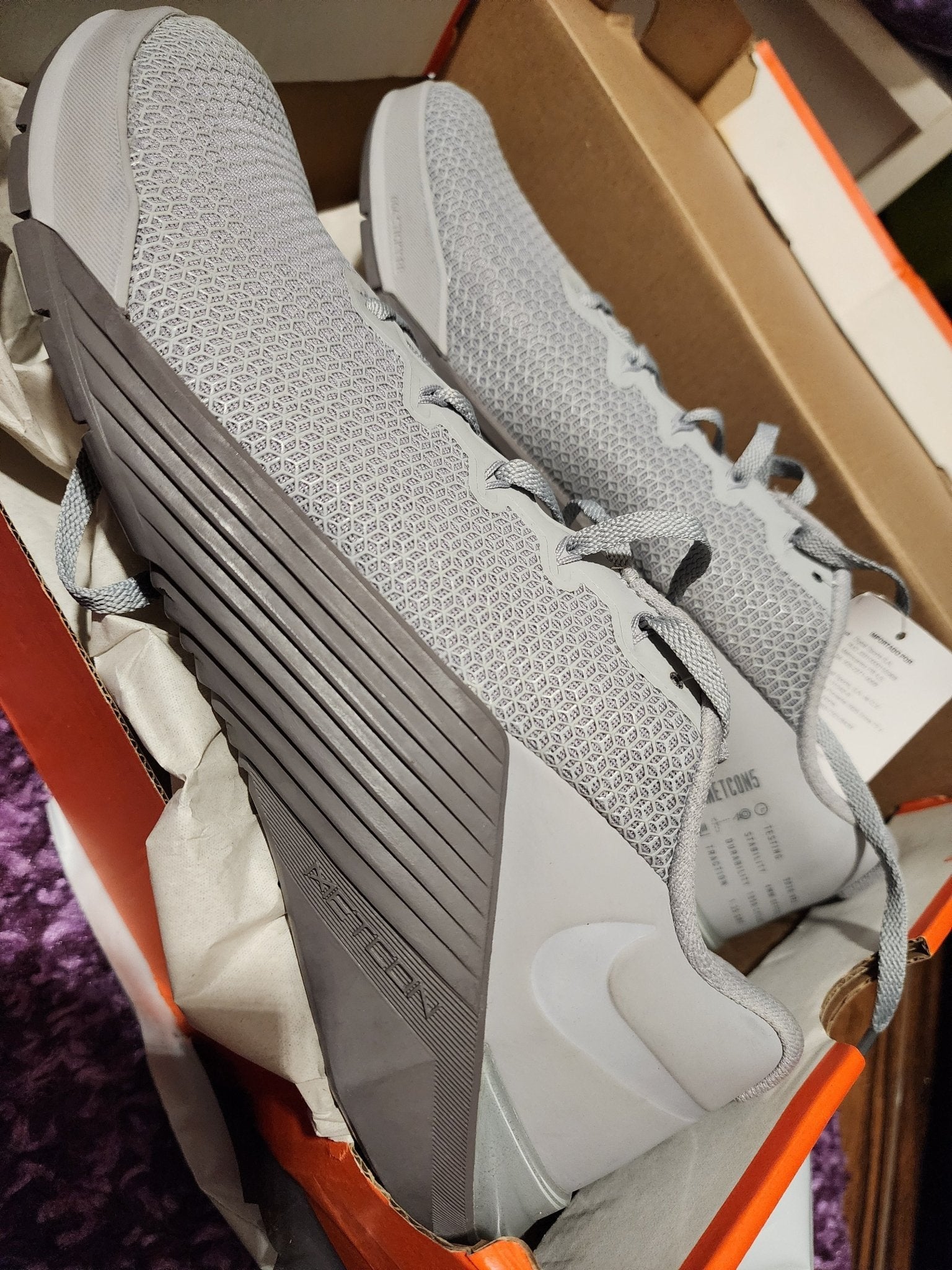 Nike Metcon 5 Gunsmoke/Black - wolf Grey 10.5 M 193148962320 Shoe Deals Outlet