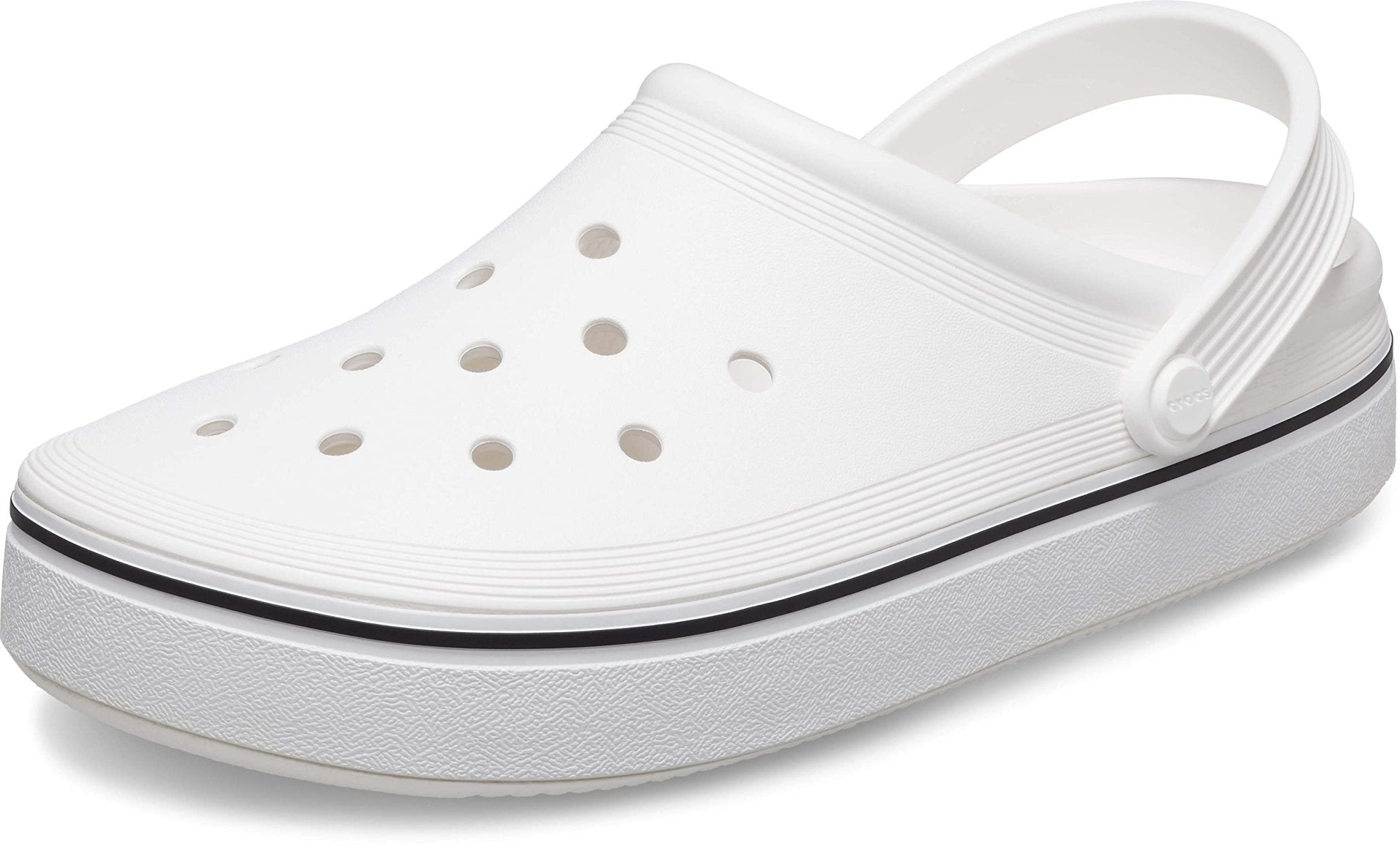 Crocs Off - Court Clog - Unisex White Shoe Deals Outlet