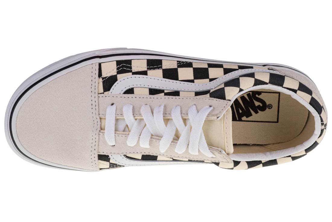 Vans Old Skool Classic - Unisex Off - White/Black Checkerboard Shoe Deals Outlet