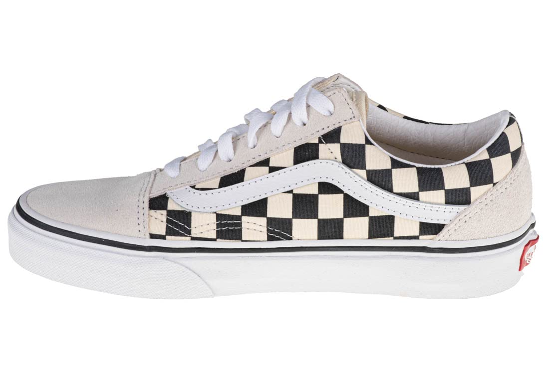 Vans Old Skool Classic - Unisex Off - White/Black Checkerboard Shoe Deals Outlet