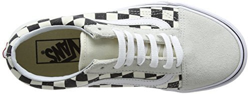 Vans Old Skool Classic - Unisex Off - White/Black Checkerboard Shoe Deals Outlet