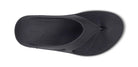 OOFOS Original Flip Flop Sandals Black Men's 3 / Women's 5 M 848282002035 Shoe Deals Outlet