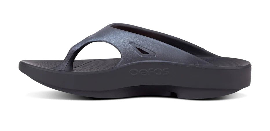 OOFOS OOriginal Sport Sandal - Unisex Graphite Shoe Deals Outlet