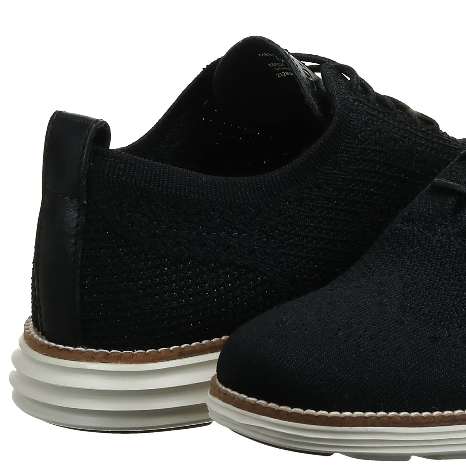 Cole Haan OriginalGrand Stitchlite Wingtip Oxford - Men's Black/Ivory Shoe Deals Outlet