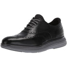 Cole Haan OriginalGrand Ultra Wingtip Oxford - Men's Black Leather/Quiet Shade - sleet Shoe Deals Outlet