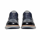 Cole Haan OriginalGrand Ultra Wingtip Oxford - Men's Marine Blue Leather/Sleet Shoe Deals Outlet