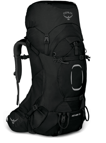 Osprey Aether 55 Black S/M 843820108866 Shoe Deals Outlet