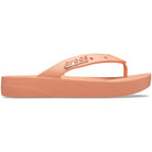 Crocs Platform Flip Flop - Women's Papaya Shoe Deals Outlet